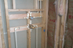 Before a completed plumbers project in the Loganville, GA area