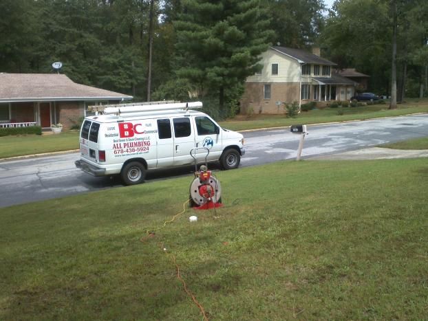 A recent drain cleaner job in the Snellville, GA area